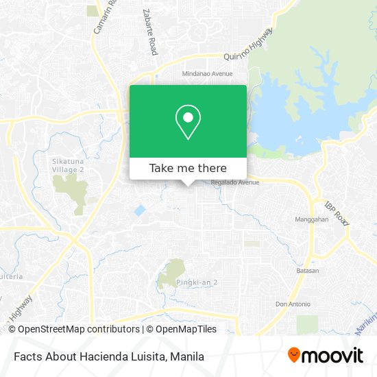 Facts About Hacienda Luisita map