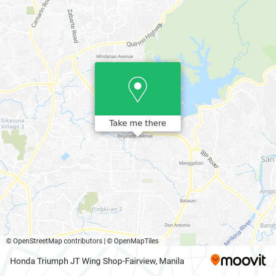 Honda Triumph JT Wing Shop-Fairview map