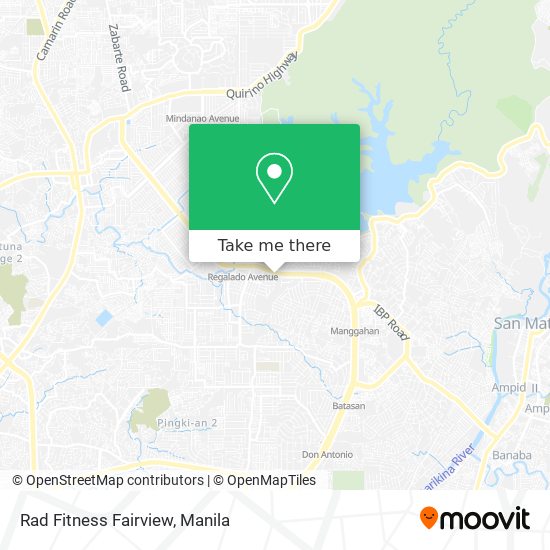 Rad Fitness Fairview map