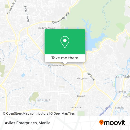 Aviles Enterprises map