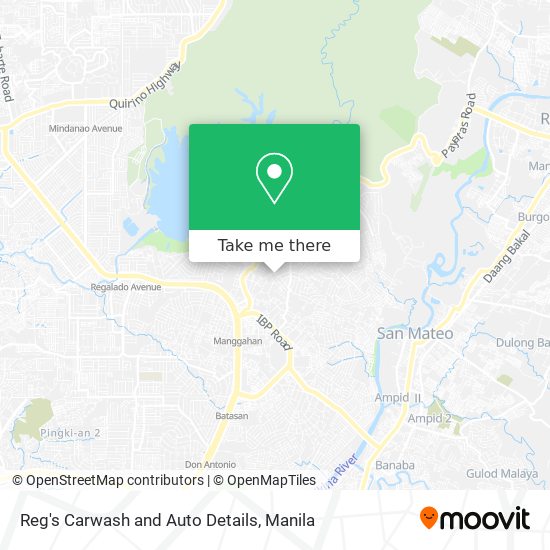 Reg's Carwash and Auto Details map