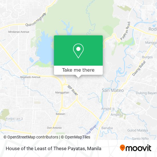 House of the Least of These Payatas map