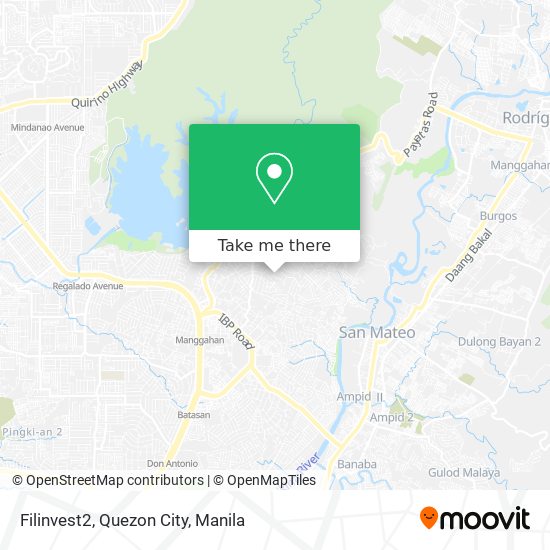 Filinvest2, Quezon City map