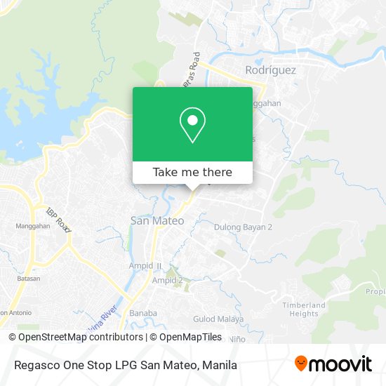 Regasco One Stop LPG San Mateo map