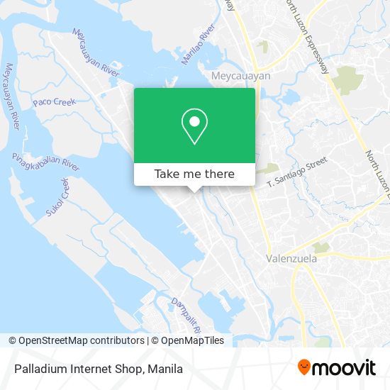 Palladium Internet Shop map