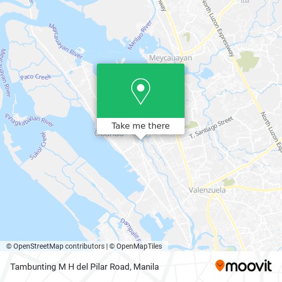 Tambunting M H del Pilar Road map