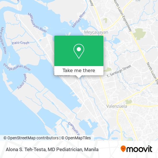 Alona S. Teh-Testa, MD Pediatrician map