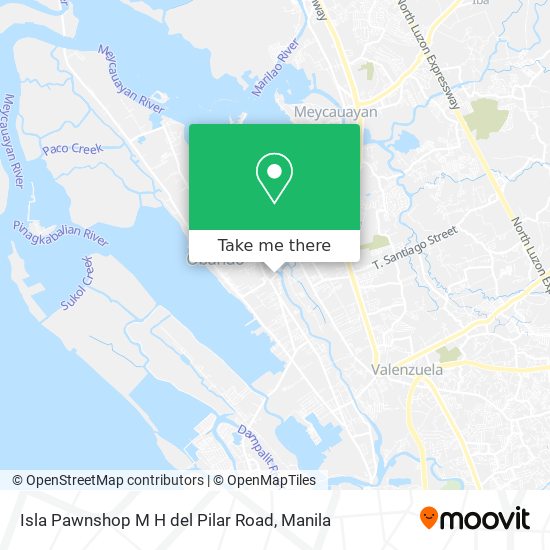 Isla Pawnshop M H del Pilar Road map