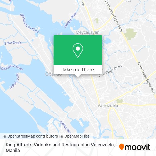 King Alfred's Videoke and Restaurant in Valenzuela map