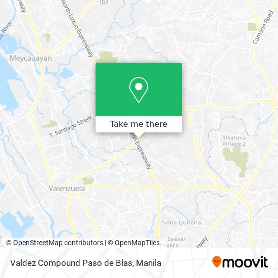 Valdez Compound Paso de Blas map