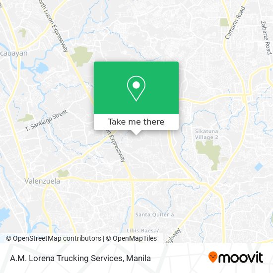 A.M. Lorena Trucking Services map
