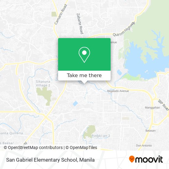San Gabriel Elementary School map