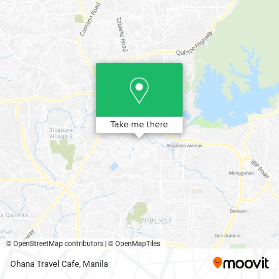 Ohana Travel Cafe map