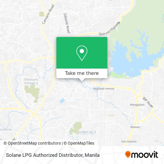 Solane LPG Authorized Distributor map