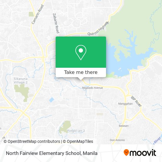 North Fairview Elementary School map