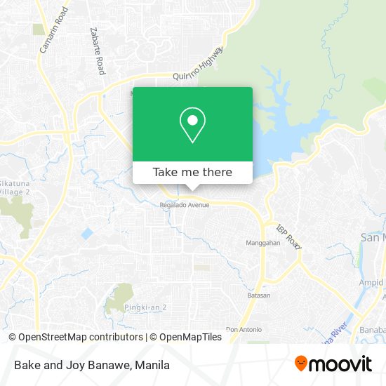 Bake and Joy Banawe map