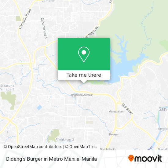 Didang's Burger in Metro Manila map