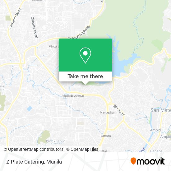 Z-Plate Catering map