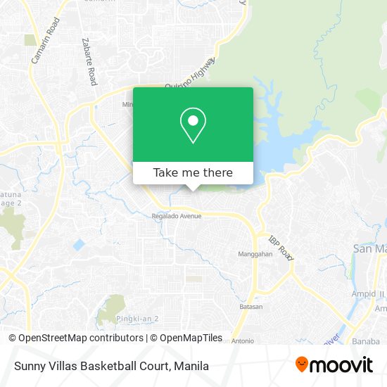 Sunny Villas Basketball Court map