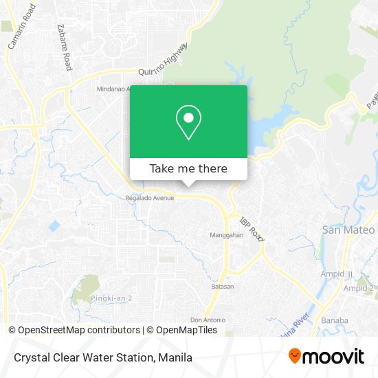 Crystal Clear Water Station map