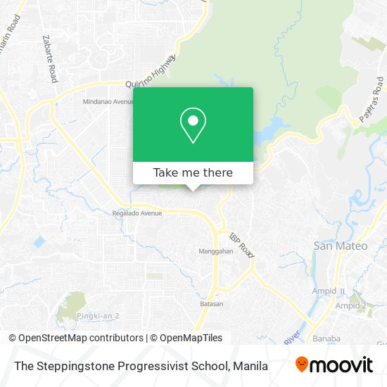 The Steppingstone Progressivist School map
