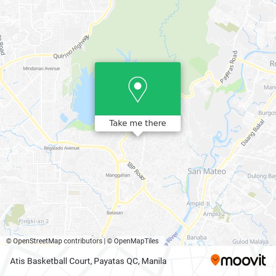 Atis Basketball Court, Payatas QC map
