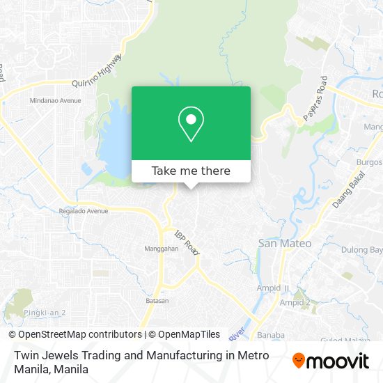 Twin Jewels Trading and Manufacturing in Metro Manila map