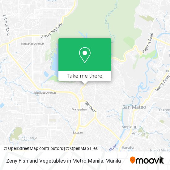 Zeny Fish and Vegetables in Metro Manila map