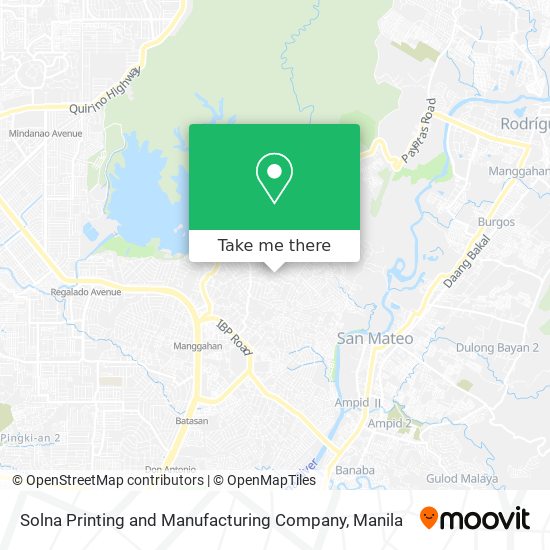 Solna Printing and Manufacturing Company map