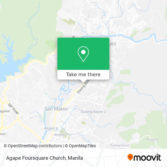 Agape Foursquare Church map