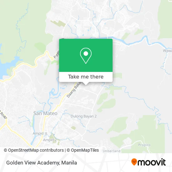 Golden View Academy map