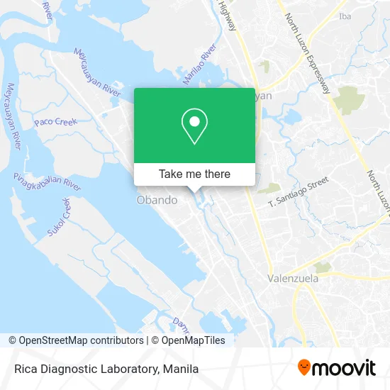 Rica Diagnostic Laboratory map