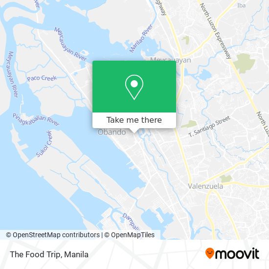 The Food Trip map