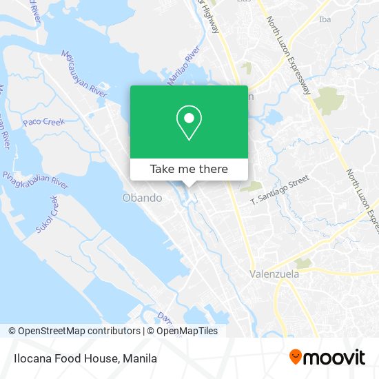 Ilocana Food House map