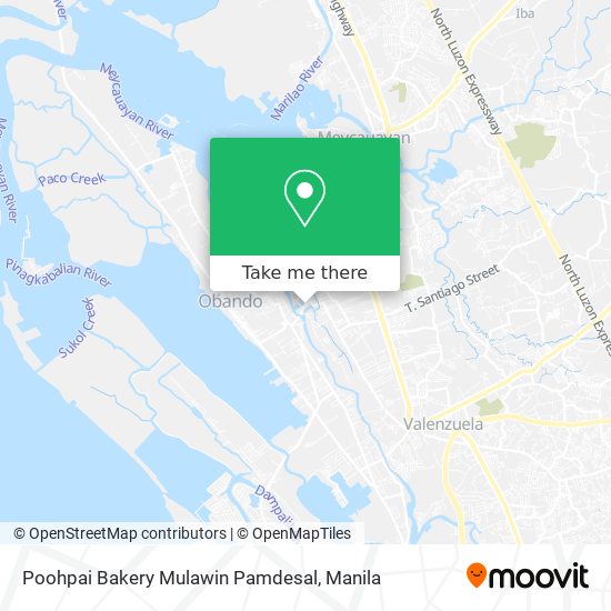 Poohpai Bakery Mulawin Pamdesal map