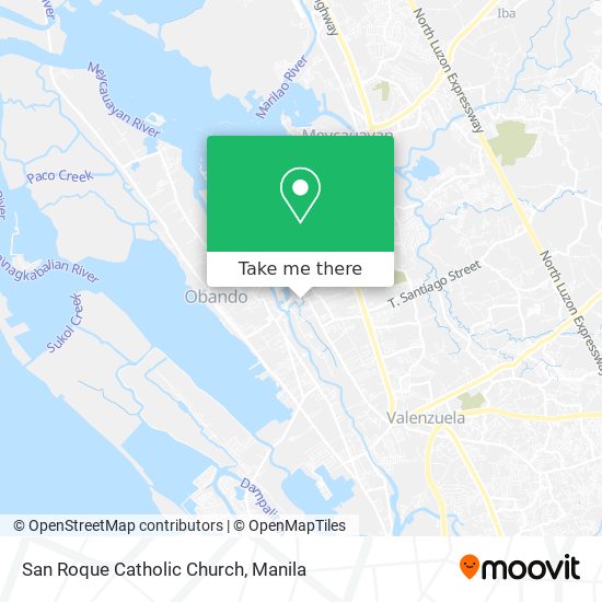 San Roque Catholic Church map