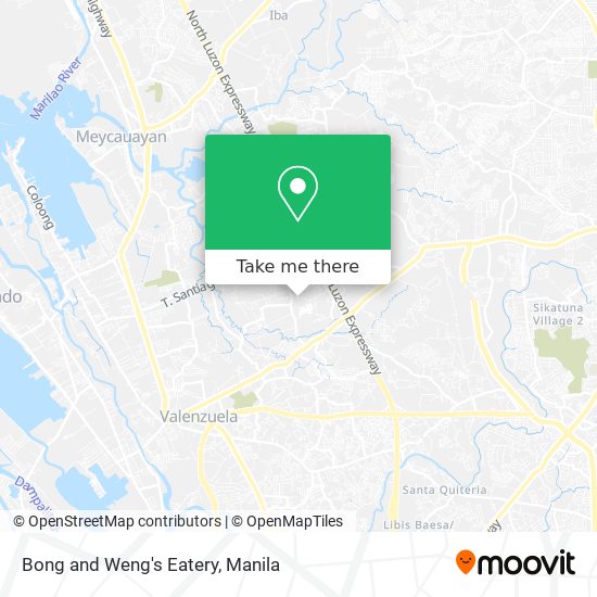 Bong and Weng's Eatery map