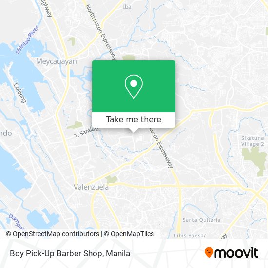 Boy Pick-Up Barber Shop map