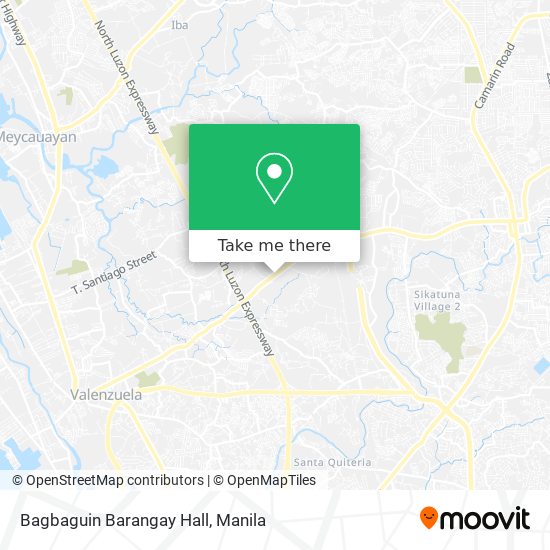 Bagbaguin Barangay Hall map