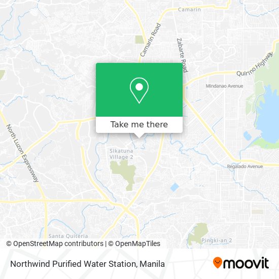 Northwind Purified Water Station map