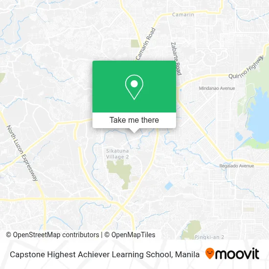 Capstone Highest Achiever Learning School map