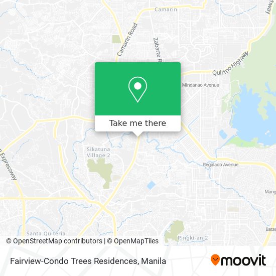 Fairview-Condo Trees Residences map