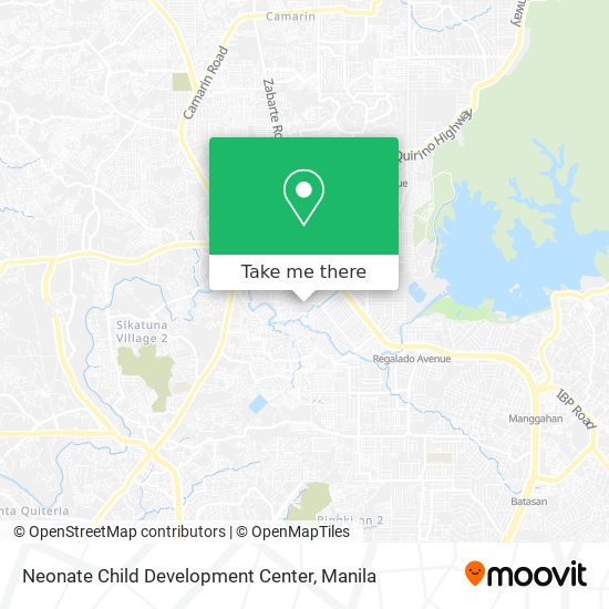 Neonate Child Development Center map