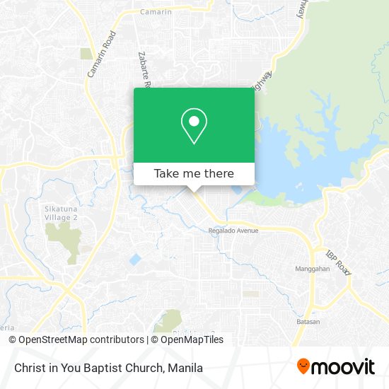 Christ in You Baptist Church map