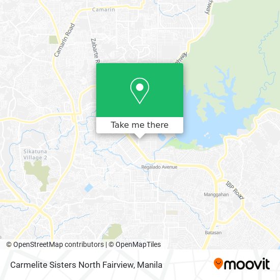 Carmelite Sisters North Fairview map