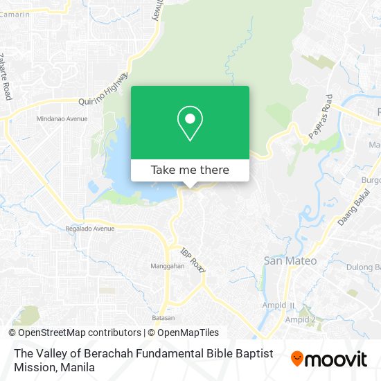 The Valley of Berachah Fundamental Bible Baptist Mission map