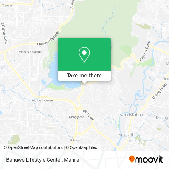 Banawe Lifestyle Center map