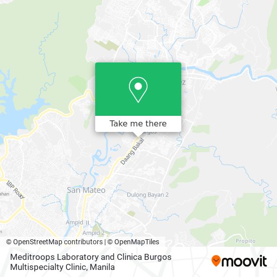 Meditroops Laboratory and Clinica Burgos Multispecialty Clinic map