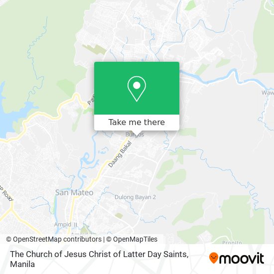 The Church of Jesus Christ of Latter Day Saints map