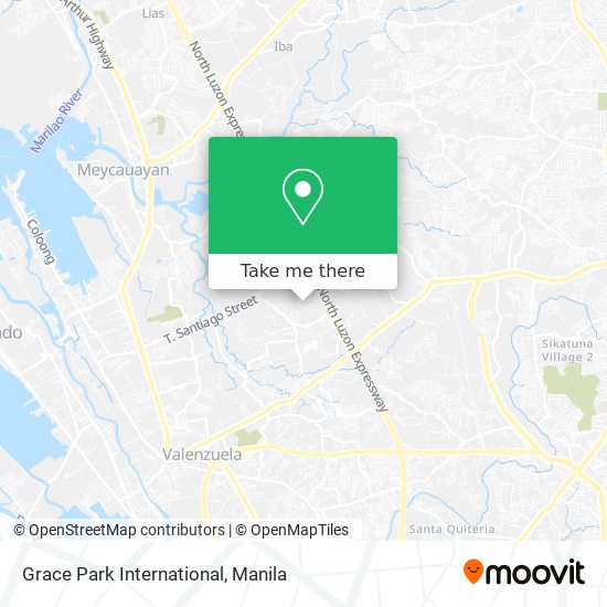 Grace Park International map